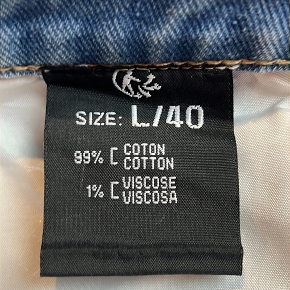 NASTY-GAL collection high waist, distressed denim shorts size large New - Picture 5 of 8